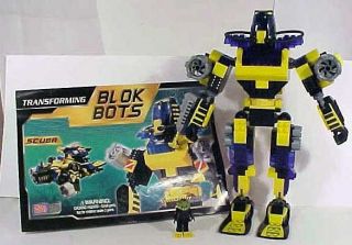 2000 Mega Bloks Scuba Transforming Bots Building Set 9341