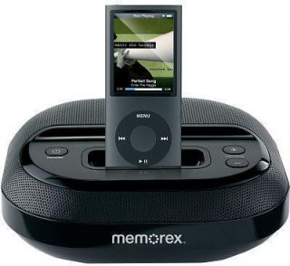 Memorex MI5091 Compact Speaker System Dock Fits iPod Black