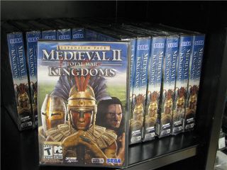 Medieval II Total War Kingdoms Expansion PC Game Factory Sealed US