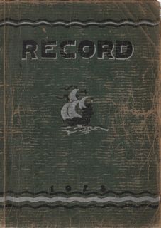 High School Yearbook Menominee Michigan Record 1928