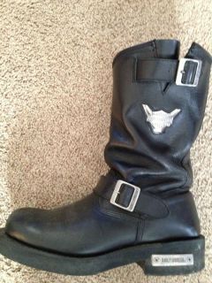 Mens Motorcycle Boots Size 10