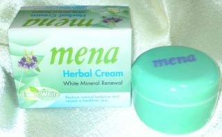 Mena White Herbal Cream Mineral Skin Renewal Whiter