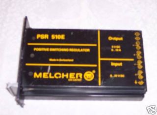 Melcher PSR 510E Positive Switching Regulator