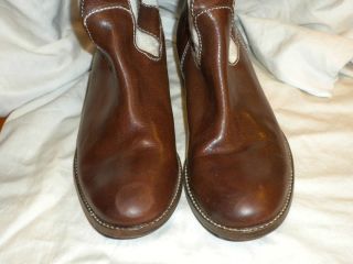 Womens Frye Melissa Patch Brown Boot Pull on Tall Boots 8 M $347