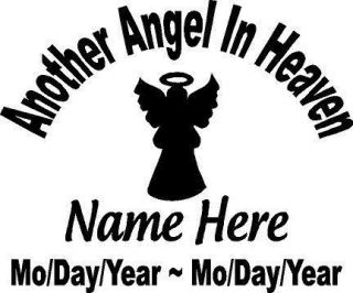  Memory Of Another ANGEL In Heaven Memorial car truck diesel cummins