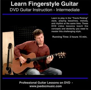 Guitar DVD Lessons Learn Finger Picking & Merle Travis Style Video