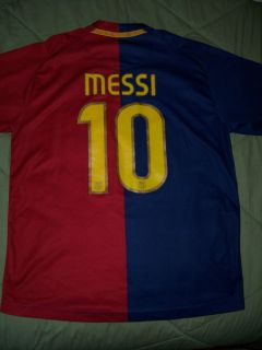 Messi Barcelona UNICEF FCB L Soccer Jersey Kids Large