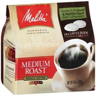 MELITTA Coffee Pods, Medium Roast(36 total) For use in Senseo coffee