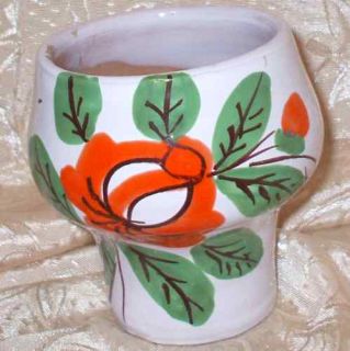 Melrose Red Clay Art Pottery Italy Planter Vase Floral