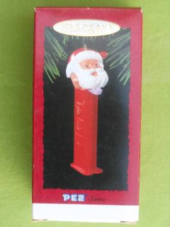 Hallmark Keepsake 1995 Pez Santa Dispenser Christmas Ornament NIB