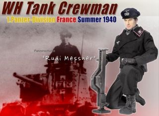 Soldier 1 6 Scale 12 Panzer Tank Crewman Rudi Messner 70592