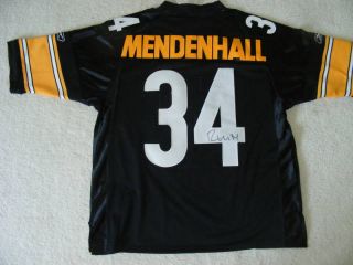 Rashard Mendenhall Signed Authentic Steelers Jersey STM
