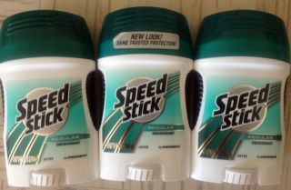 New Mens Speed Stick by Mennen Deodorant Regular Scent Solid