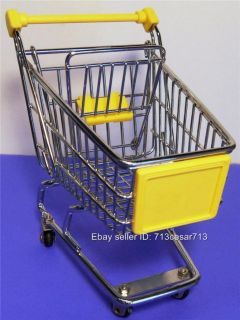 Metal Steel Novelty Jewelry Holder Organizer Shopping Miniature Cart