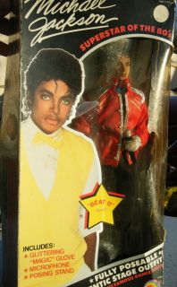 1984 Michael Jackson Doll LJN MJJ NIB Free US SHIP Beat It Outfit