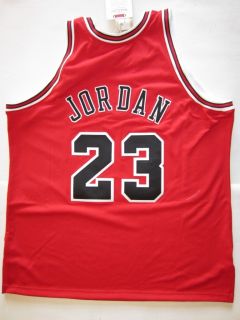 Michael Jordan Signed Chicago Bulls Jersey Mitchell and Ness 97 UDA