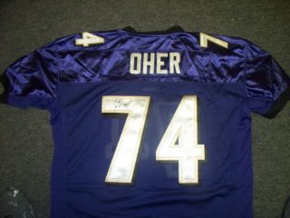 Michael Oher Baltimore Ravens Signed Jersey COA The Blind Side