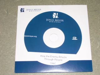 The Enemy Attacks Through People by Joyce Meyer CD Brand New