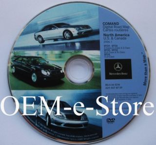 2006 Mercedes Benz CL600 CL500 CL65 CL55 AMG Coupe Navigation DVD Map