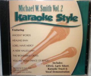 Michael w Smith V2 New Christian Karaoke CD