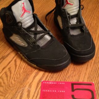 1990 Air Michael Jordan V 5 Shoes 3 4 Hi Size 12