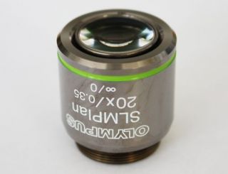 Olympus Microscope Slmplan 20x Objective Lens BX GX MX