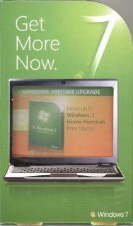 Microsoft Windows 7 Home Premium Anytime Upgrade from Starter Retail