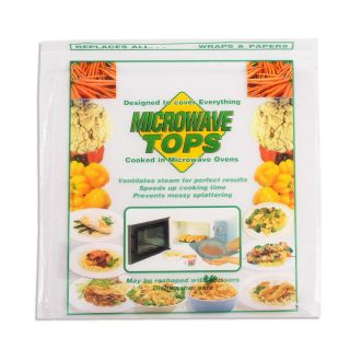 2pc No Splatter Reusable Microwave Oven Cooking Cover Tops