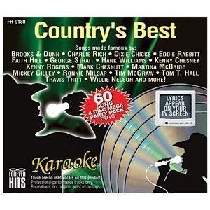 Disc Willie Nelson Mickey Gilley Brad Paisley Country Karaoke CDG CD