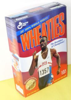 Olympic Champion Runner Michael Johnson Wheaties Box