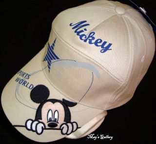 Disney Mickey Minnie Mouse Baseball Cap Hat Adjustable