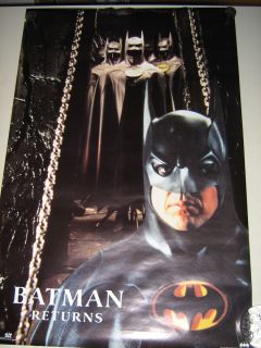 Batman Returns Movie Poster 2076 Michael Keaton EXC New Cond