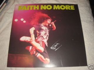 Mike Michael Patton Signed Faith No More Poster Proof