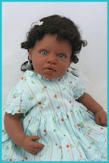 Lee Middleton Reborn Baby Doll African American Girl