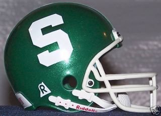 Michigan State Spartans 4 Tall Replica Throwback Helmet New in Box