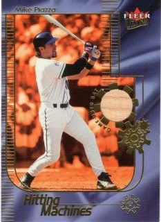 Mike Piazza Mets Dodgers 2002 Ultra Hitting Machines Bat BV 30