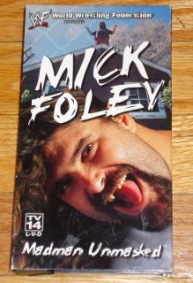 2000 WWF WWE Video Mick Foley Madman Unmasked VHS Mankind Cactus Jack