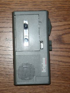 Dictaphone 3255 microcassette recorder dictation unit with slide swith