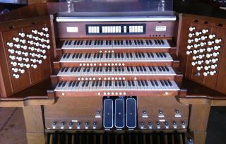 MIDI Church Organ Console for Hauptwerk 4 Manual Möller Console