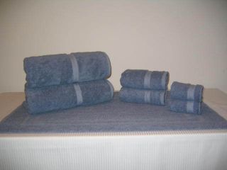Piece Towel Set in Colonial Blue Made in The USA by 1888 Mills