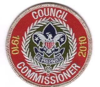Boy Cub Eagle Scout 2010 Council Commissioner Patch Merit Badge