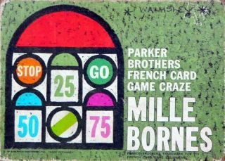 MILLE BORNES Car Racing Board CARD GAME Touring One Thousand