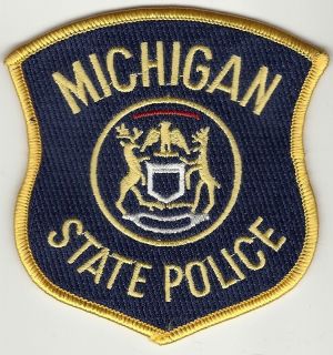 Michigan State Police MI Patch