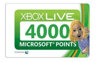 4000 Microsoft Points Cheap Super Fast Delivery