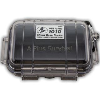 Pelican 1010 Micro Case Black 6 x 4 x 2 Waterproof Box Phone GPS