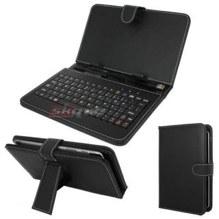 Black Keyboard Case Micro USB OTG Adapter LCD Film Stylus Pen For