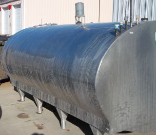Mueller 1250 Gallon OHF64307 Stainless Steel Bulk Milk Tank