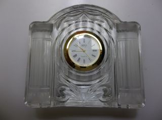 Mikasa Crystal Desk Clock