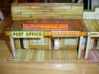 Marx Roy Rogers Mineral City for rebuild or parts plus stagecoach and