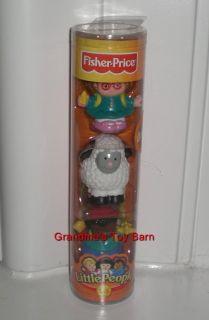 Fisher Price Little People Michael Maggie Sheep Tube